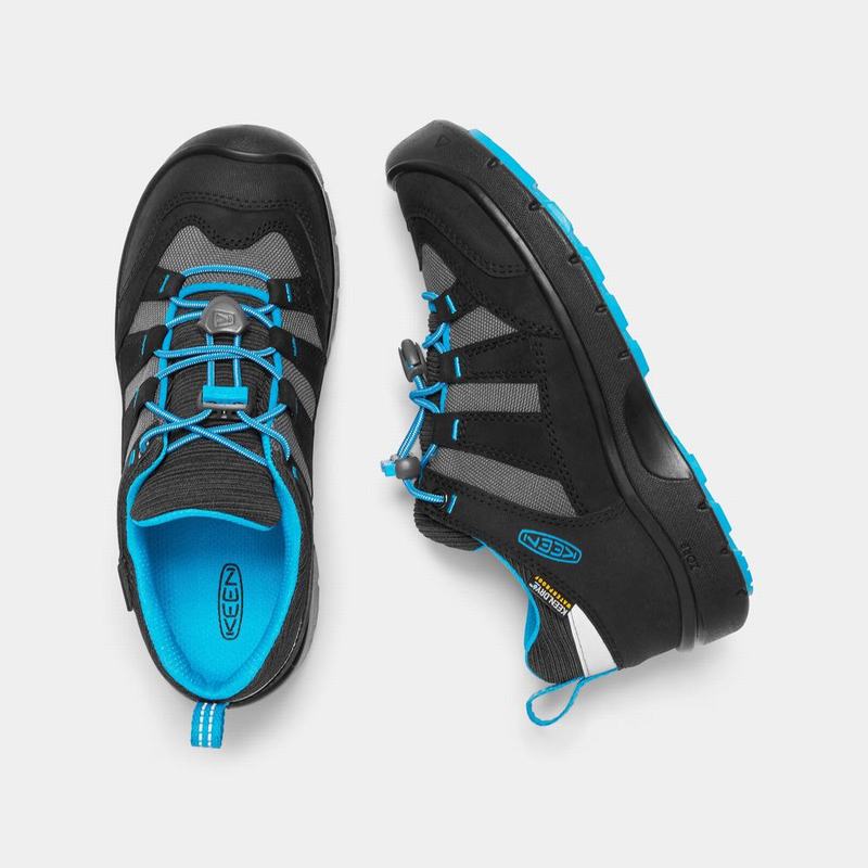 Keen Hikeport Waterproof Sneaker Kinder Schwarz/Blau Sale MZ2043KE